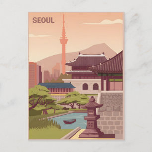 Seoul Vintage Postkarte