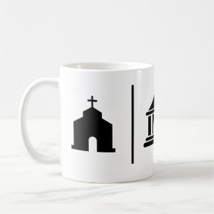 Separate Kirche und Staat Kaffeetasse