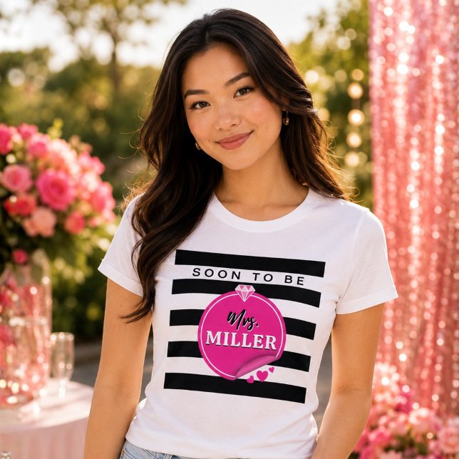 Sephora-Thema Bald Mrs. Braut Tri-Blend Shirt (Soon to be bride tee)