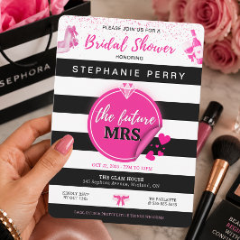 Sephora Thema Hochzeitsshower-Einladung Einladung
