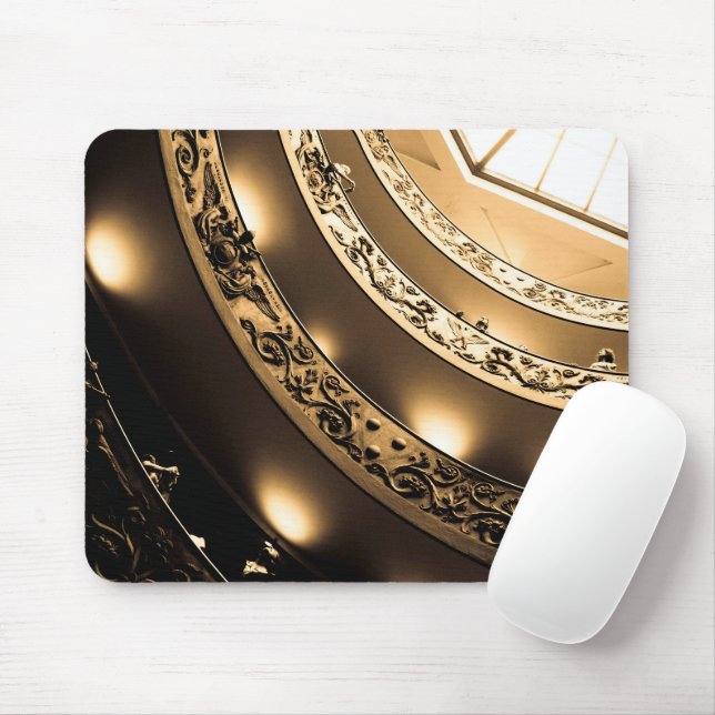 Sepia-Architektur Mousepad (Mit Mouse)