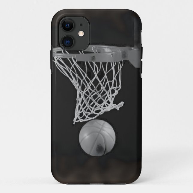 Sepia Basketball Case-Mate iPhone Hülle (Rückseite)