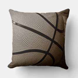 Sepia-Basketball Kissen
