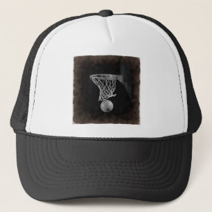 Sepia Basketball Truckerkappe
