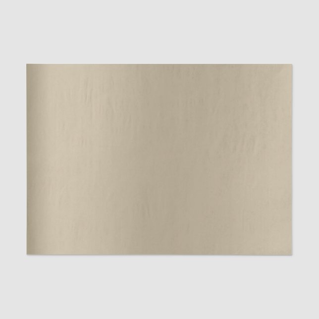 Sepia Beige Gold Blush Metallic Haut Metallic Seidenpapier (Vorderseite)