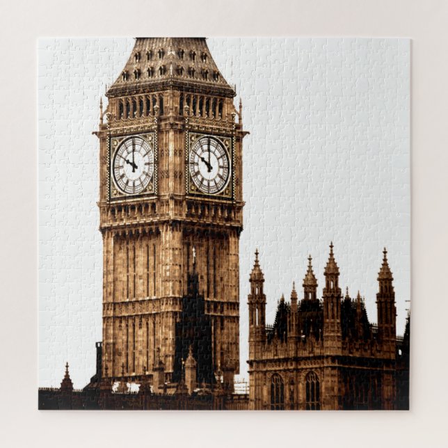Sepia Big Ben Tower Art (Vertikal)