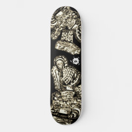 Sepia Black Cool Skateboard