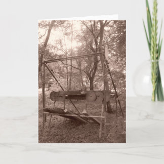 "Sepia Boatlift" Dankeschön Karte
