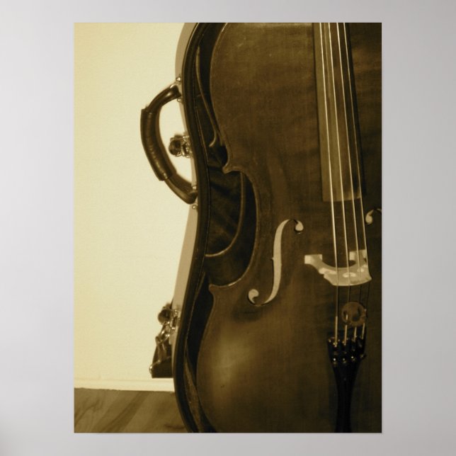 Sepia Cello impression verticale (Devant)