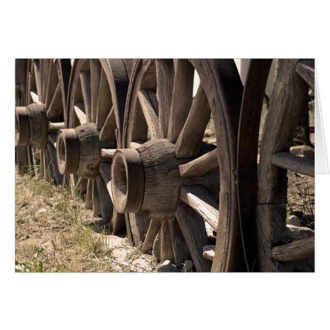 Sepia Country Wagon Wheels (Devant Horizontal)