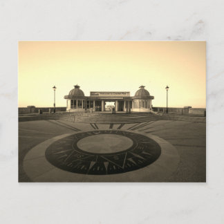 Sepia Cromer Pier Postcard Postkarte
