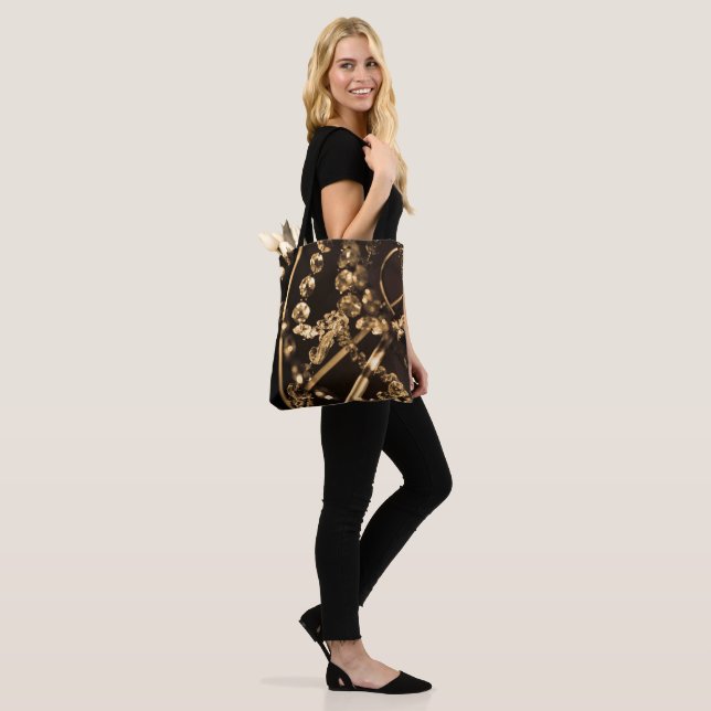 Sepia Crystal Chandelier Tasche (Am Model)