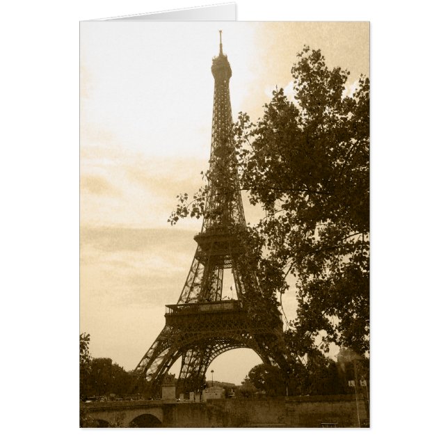 Sepia Eiffel Tower (Vorne)