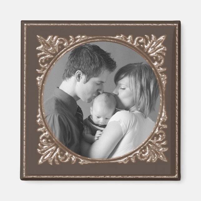 Sepia Frame Magnet (Vorne)