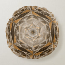 Sepia geometrisches Mandala