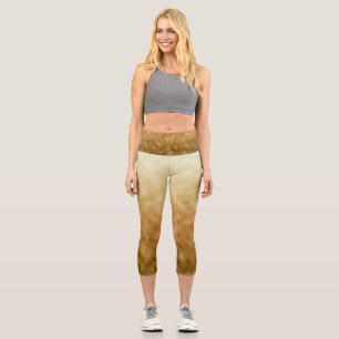 Sepia-Haze Capri Leggings