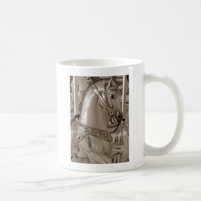 Sepia Horse Kaffeetasse (Rechts)