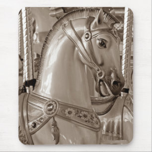 Sepia Horse Mousepad