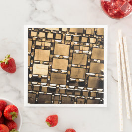 Sepia Mirrors Serviette
