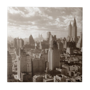 Sepia New York City Fliese