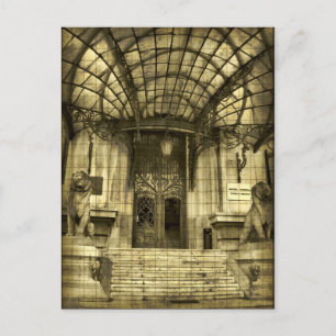 Sepia pic postcard postkarte