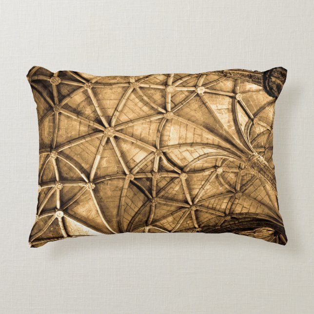 Sepia Portugiesische Obergrenze Dekokissen (Vorderseite)