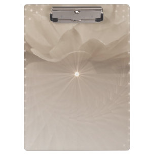 Sepia Rose Art Klemmbrett