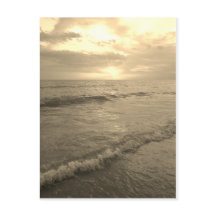 Sepia-Sonnenuntergang