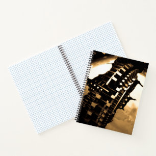 Sepia Steampunk Notizbuch
