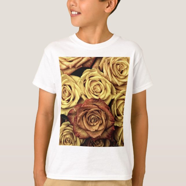 Sepia Tinted Rose T-Shirt (Vorderseite)