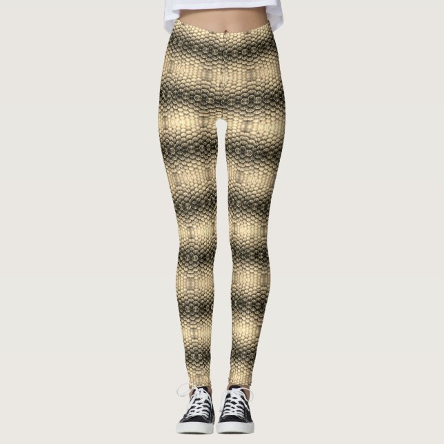 Sepia Toned Beehive Leggings (Vorderseite)
