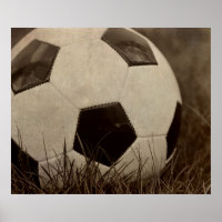 Sepia Toned Soccer Ball