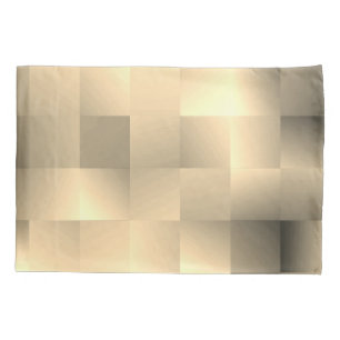 Sepia Tones in Square Pattern Kissenbezug