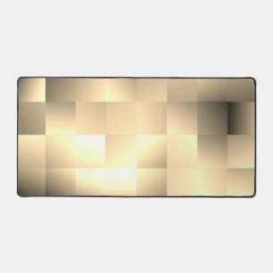 Sepia Tones in Square Pattern Schreibtischunterlage