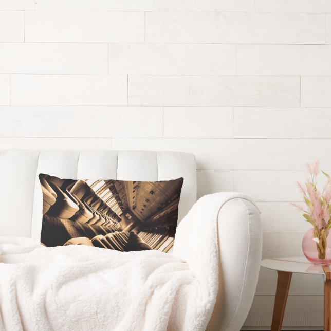 Sepia Train Seats Lendenkissen (Liege)