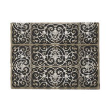 Sepia und schwarzes Bildrollenmuster