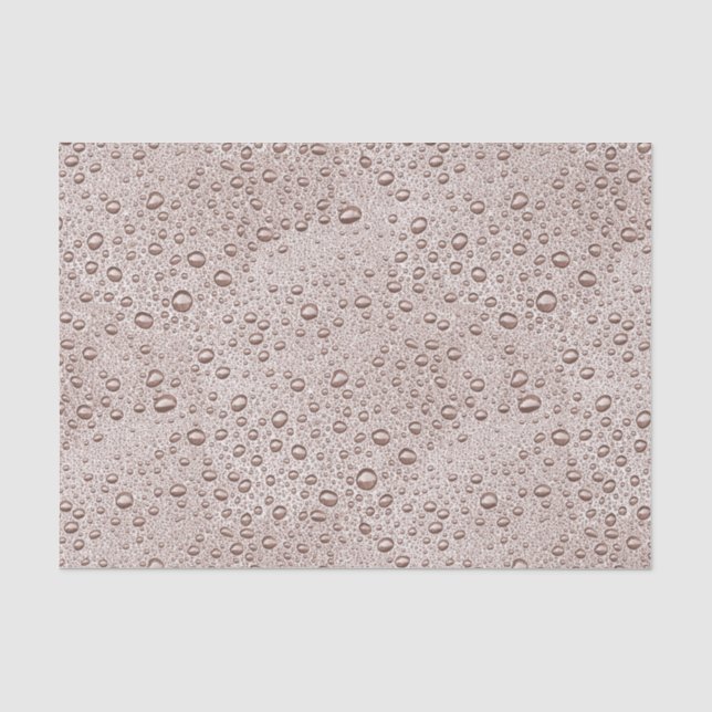 Sepia-Wassertropfen Seidenpapier (Vorderseite)