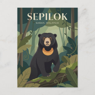 Sepilok Malaysia Postkarte