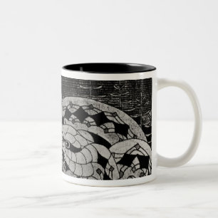 Seppo Llmarinen, der das Feld der Schlangen pflüg Zweifarbige Tasse