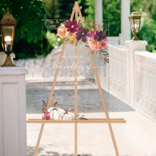 S'éprendre de la citrouille florale mariage de bie
