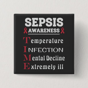 Sepsis Awareness T.I.M.E. Guide Button