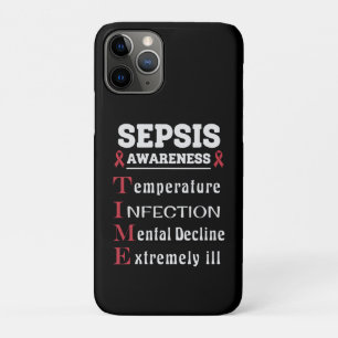 Sepsis Awareness T.I.M.E. Guide Case-Mate iPhone Hülle