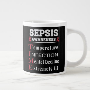 Sepsis Awareness T.I.M.E. Guide Jumbo-Tasse