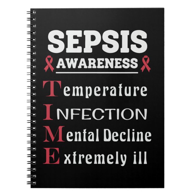 Sepsis Awareness T.I.M.E. Guide Notizblock (Vorderseite)