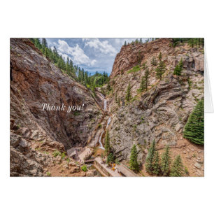 Sept Chutes Colorado Carte de remerciements