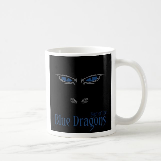 Sept. der blauen Drachen Kaffeetasse (Rechts)