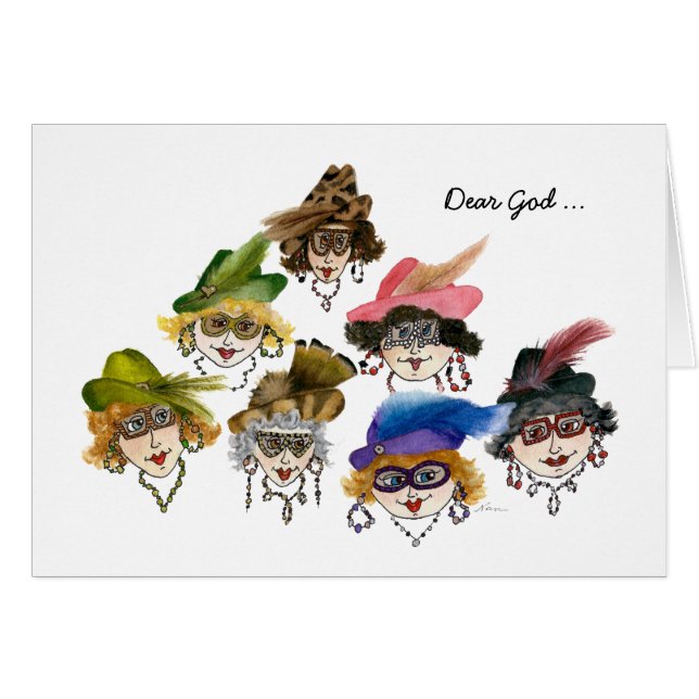 Sept Drôle Drôle Dames discutant Café et Vin (Devant Horizontal)