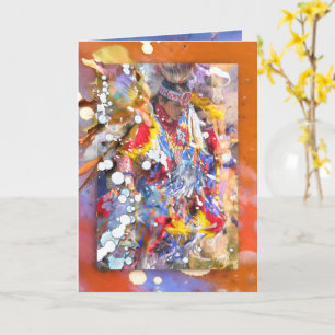 SEPT ESPRITS WOLF CARTE DE DANSER AMÉRICAINE