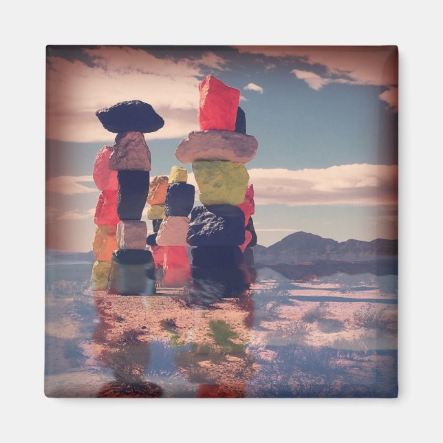 Sept Magic Mountains Magnet (Devant)