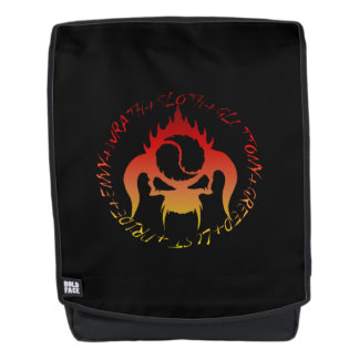 Sept péchés mortels Sac à dos adulte